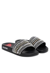 Love Moschino - LOVE MOSCHINO Klapki JA28352G0MJAA000 Czarny. Kolor: czarny #5
