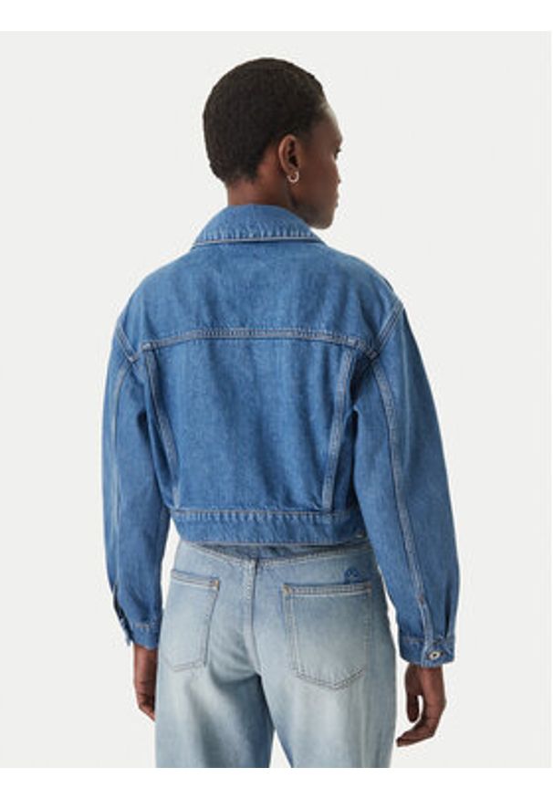 Hugo - HUGO Kurtka jeansowa Galatea 50556970 Niebieski Regular Fit. Kolor: niebieski. Materiał: bawełna