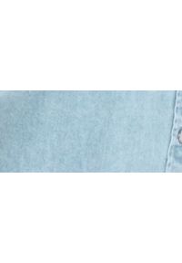 DRYWASH - Denimowa koszula damska z długim rękawem. Okazja: na co dzień. Kolor: niebieski. Materiał: tkanina. Długość rękawa: długi rękaw. Długość: długie. Sezon: lato. Styl: casual, elegancki #5