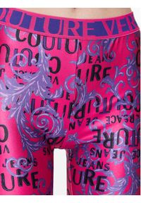 Versace Jeans Couture Szorty sportowe 74HAC106 Różowy Slim Fit. Kolor: różowy. Materiał: syntetyk #2