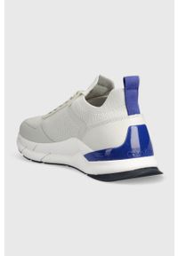 Calvin Klein sneakersy LOW TOP LACE UP MIX kolor szary. Kolor: szary. Materiał: materiał, włókno, guma #4