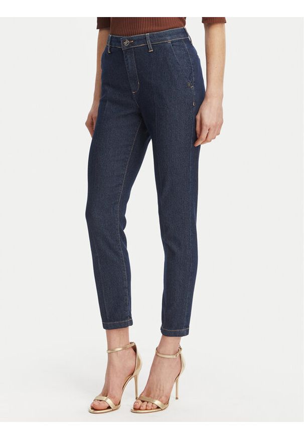 Rinascimento Jeansy CFC0127958003 Granatowy Slim Fit. Kolor: niebieski