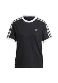 Koszulka Sportowa Damska Adidas Adicolor Classics 3-Stripes. Kolor: czarny