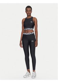 Under Armour Koszulka techniczna HeatGear 1388694 Czarny Slim Fit. Kolor: czarny. Materiał: syntetyk #4