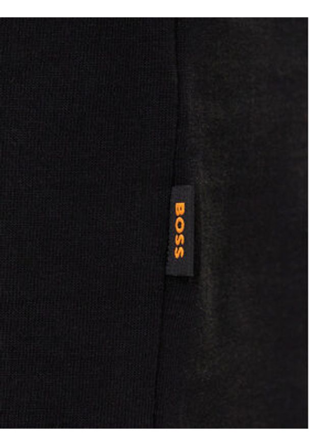BOSS T-Shirt Te_Wheel 50546381 Czarny Regular Fit. Kolor: czarny. Materiał: bawełna