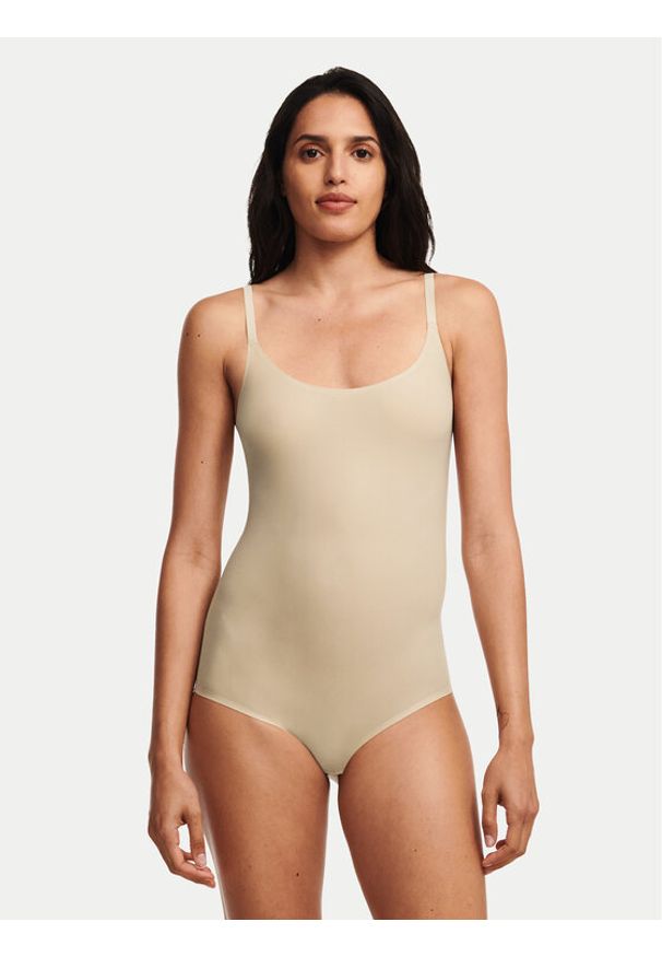 Chantelle Body Soft Stretch C10680 Beżowy. Kolor: beżowy. Materiał: syntetyk