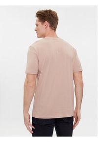 Hugo T-Shirt Dulive222 50467952 Beżowy Regular Fit. Kolor: beżowy. Materiał: bawełna