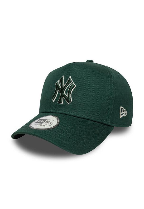 New Era - Czapka baseballowa New York Yankees Outline Team Eframe. Kolor: zielony. Styl: casual, elegancki