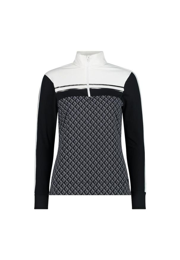 Golf damska narciarcki męski CMP 33L0586. Typ kołnierza: golf. Kolor: czarny. Sezon: zima. Sport: golf