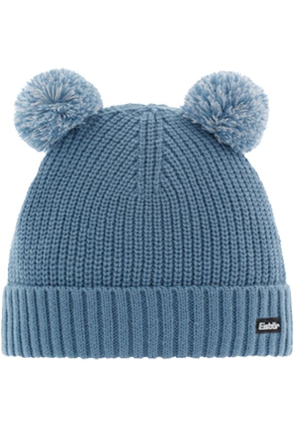 Czapka dziecięca Eisbar Ponti Pompon MÜ kids. Kolor: niebieski. Sezon: zima. Styl: sportowy
