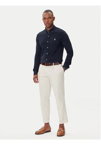 Polo Ralph Lauren Koszula 710654408016 Granatowy Regular Fit. Typ kołnierza: polo. Kolor: niebieski. Materiał: bawełna