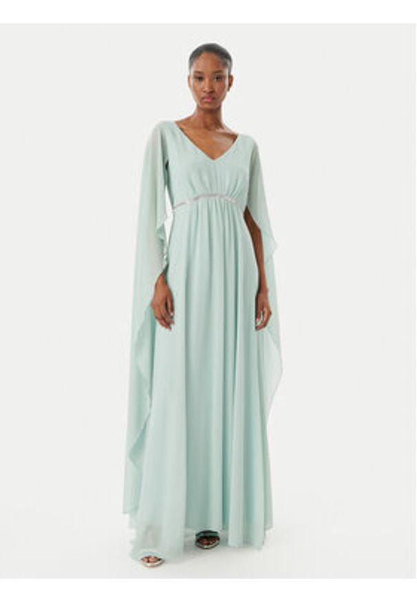 Rinascimento Sukienka wieczorowa CFC0123079003 Zielony Regular Fit. Kolor: zielony. Materiał: syntetyk. Styl: wizytowy