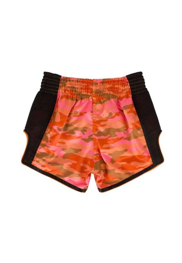 FAIRTEX - Spodenki Muay Thai Camo Fairtex BS1711 Pomarańczowe/Czarne M. Kolor: pomarańczowy