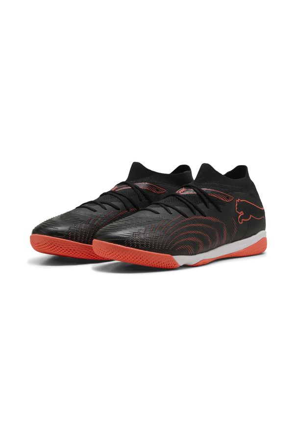 Puma - Buty piłkarskie unisex FUTURE 9 MATCH IT PUMA. Kolor: czerwony, szary, wielokolorowy, czarny. Sport: piłka nożna