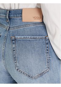ViCOLO Jeansy DF5065 Niebieski Wide Leg. Kolor: niebieski #4