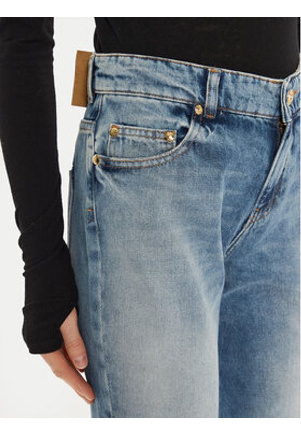 Just Cavalli Jeansy 77PAB513 Niebieski Flare Fit. Kolor: niebieski