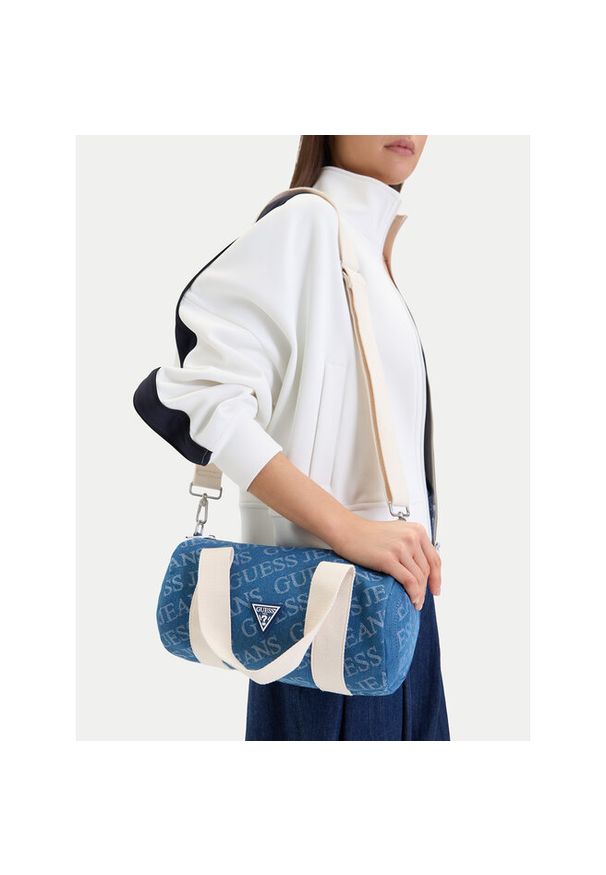 Torebka Guess Jeans. Kolor: niebieski