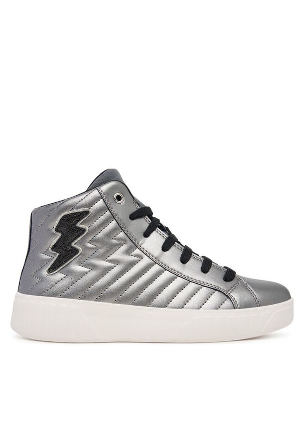 Sneakersy Geox. Kolor: srebrny