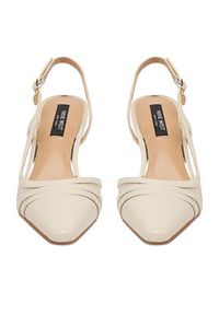 Nine West Szpilki CEO-CR422-D3005C Écru. Kolor: kremowy. Materiał: materiał. Obcas: na szpilce #3