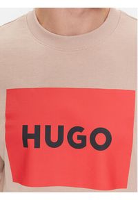 Hugo Bluza Duragol222 50467944 Beżowy Regular Fit. Kolor: beżowy. Materiał: bawełna