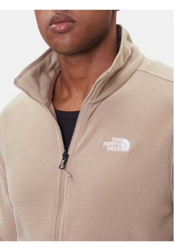 The North Face Polar Glacier NF0A8D0R Beżowy Regular Fit. Kolor: beżowy. Materiał: syntetyk