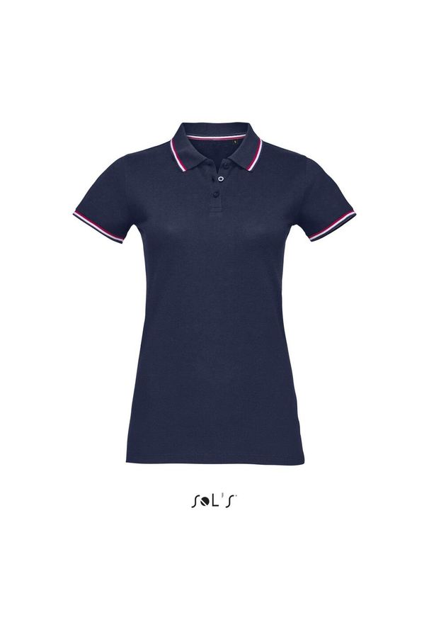 SOL'S - Damska koszulka polo Sol's Prestige. Typ kołnierza: polo. Kolor: biały. Materiał: bawełna