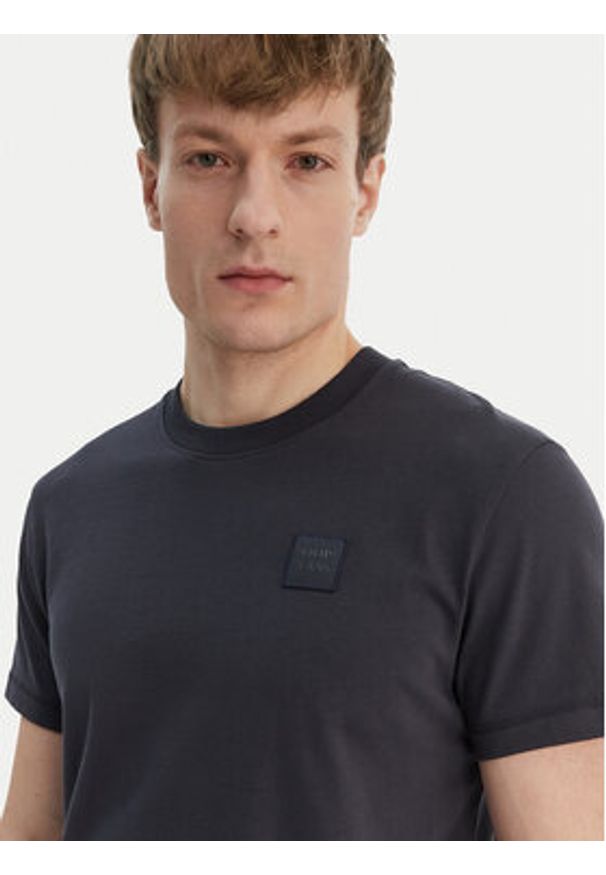 JOOP! Jeans T-Shirt JJJ-Lei 30101979 Granatowy Regular Fit. Kolor: niebieski. Materiał: bawełna