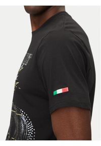 Plein Sport T-Shirt SAEC MTK8006 STE001N Czarny Regular Fit. Kolor: czarny. Materiał: bawełna. Styl: sportowy #4