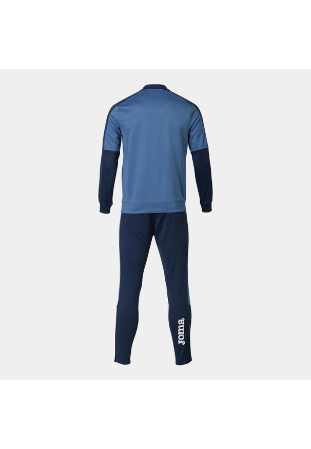 Dres do piłki nożnej dla dzieci Joma Eco championship. Kolor: niebieski. Materiał: dresówka. Styl: sportowy