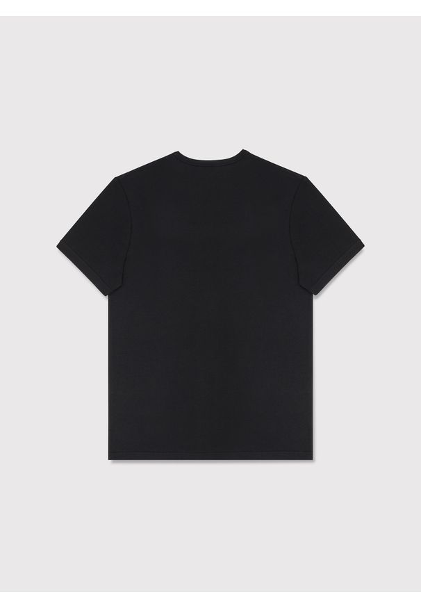 Pako Lorente - PAKO LORENTE – Męski t-shirt w czarnym kolorze, dwupak. Kolor: czarny, biały. Materiał: bawełna, elastan. Długość rękawa: krótki rękaw. Długość: krótkie. Wzór: gładki