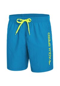 Spodenki kąpielowe męskie Aqua Speed Owen. Kolor: niebieski, wielokolorowy, żółty #1