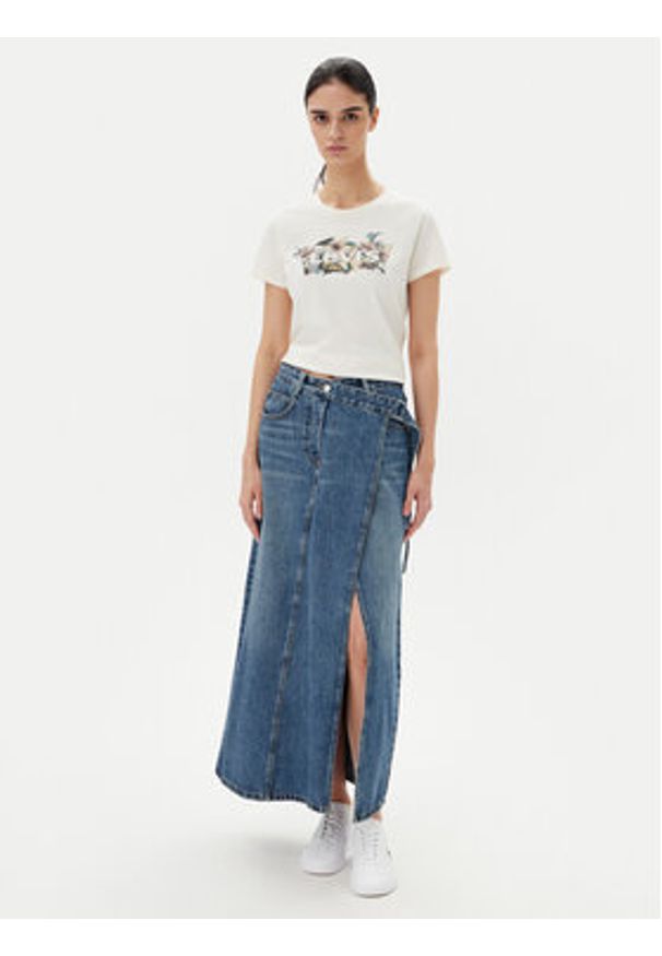 Levi's® T-Shirt Perfect 17369-2948 Biały Standard Fit. Kolor: biały. Materiał: bawełna