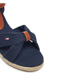 TOMMY HILFIGER - Tommy Hilfiger Espadryle T3A7-33801-0048 S Granatowy. Kolor: niebieski. Materiał: materiał #3