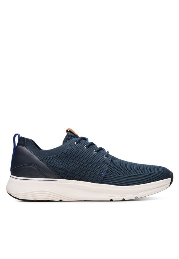 Clarks Sneakersy Motion Trek MX 26181984 Granatowy. Kolor: niebieski. Materiał: materiał