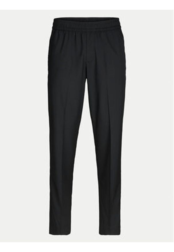 Jack & Jones Chinosy Kane Edwin 12268303 Czarny Relaxed Fit. Kolor: czarny. Materiał: syntetyk