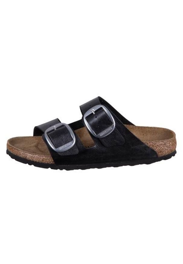 Klapki unisex Birkenstock 1027413. Kolor: czarny. Materiał: skóra