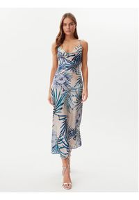 Guess Sukienka codzienna W5GK85 WH9C2 Niebieski Regular Fit. Okazja: na co dzień. Kolor: niebieski. Materiał: syntetyk. Typ sukienki: proste. Styl: casual #3