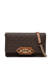 MICHAEL Michael Kors Torebka Heather 32F2G7HC1B Brązowy. Kolor: brązowy. Materiał: skórzane