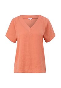 s.Oliver T-Shirt 2129455 Pomarańczowy Regular Fit. Kolor: pomarańczowy. Materiał: wiskoza #3