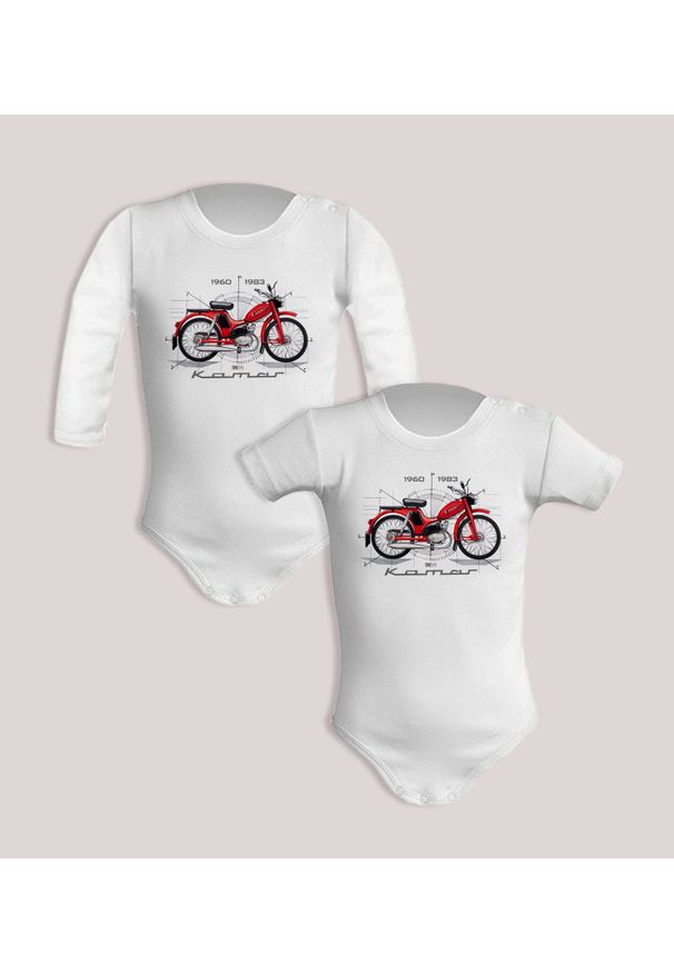 nikiniki - Komar — body (Rozmiar: 12M; Długość rękawa: długi; Rodzaj nadruku: Komar). Materiał: bawełna. Wzór: nadruk