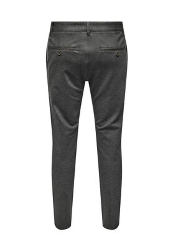 Only & Sons Chinosy 22022911 Szary Tapered Fit. Kolor: szary. Materiał: syntetyk