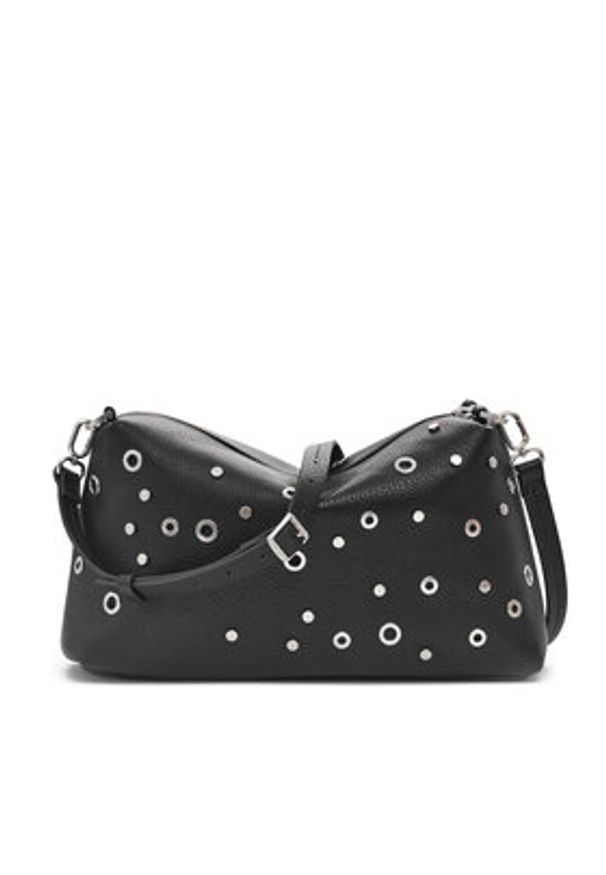 Desigual Torebka 25SAXP96 Czarny. Kolor: czarny. Materiał: skórzane