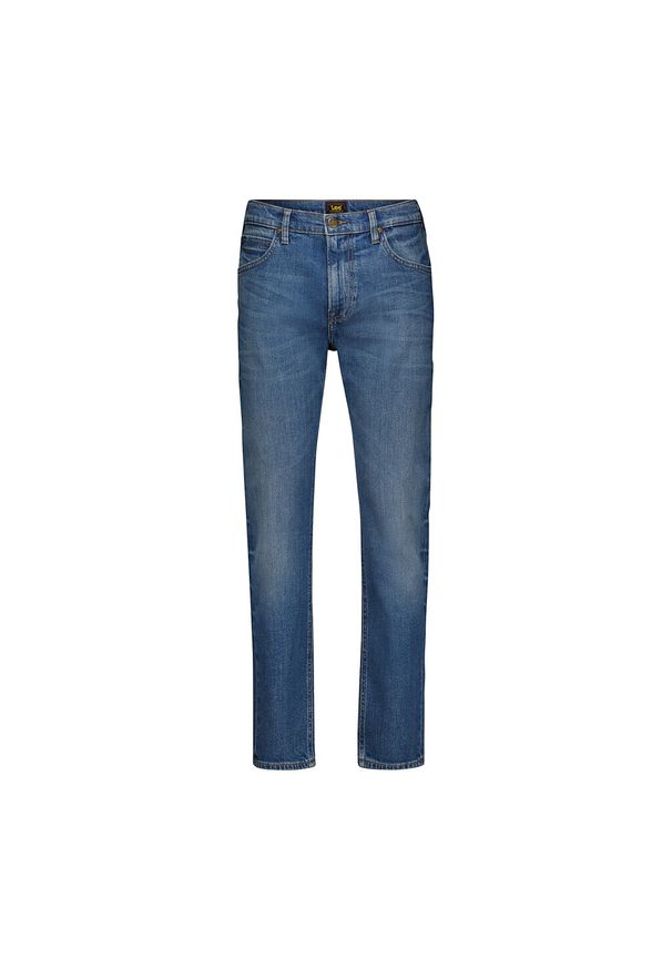 Lee - LEE MĘSKIE SPODNIE JEANSOWE AUSTIN INDIGO WALK 112349213 L733007774