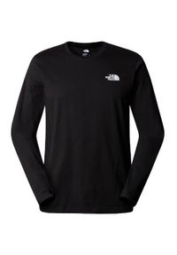 Bluza turystyczna męska The North Face M L/S Simple Dome Tee. Kolor: wielokolorowy, czarny. Długość rękawa: długi rękaw. Długość: długie