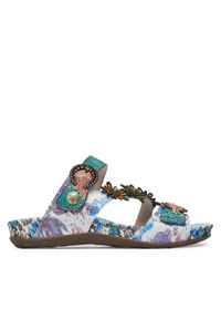 Klapki Laura Vita. Kolor: niebieski #1