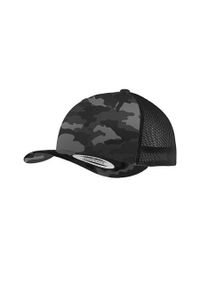 FLEXFIT - Czapka Camo Trucker Cap. Kolor: brązowy, zielony, czarny, wielokolorowy