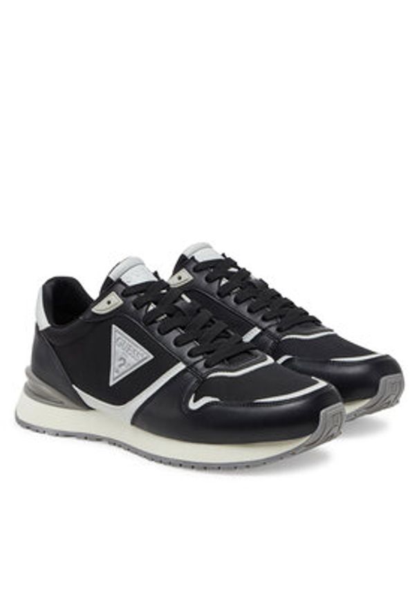 Guess Sneakersy FMJISL FAL12 Czarny. Kolor: czarny. Materiał: skóra