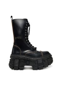 Glany NEW ROCK. Kolor: czarny. Styl: rockowy #1