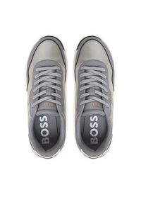 BOSS Sneakersy Titanium 50536481 Szary. Kolor: szary. Materiał: materiał #4