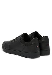 TOMMY HILFIGER - Tommy Hilfiger Sneakersy Th Basket Core Lite Lth FM0FM05713 Czarny. Kolor: czarny. Materiał: skóra #6